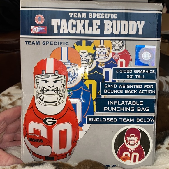 Virginia Tech Tackle Buddy (inflatable punching bag) - new in box - Picture 2 of 3